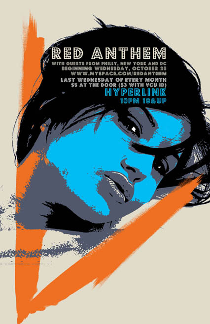 Rob Sheley - Posters - Red Anthem Residency Poster Rob Sheley - Posters - Red Anthem Residency Poster